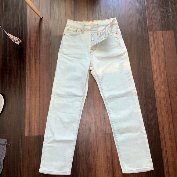 Levi's Jeans Wedgie Straight Fit Size 25 - Picture 9 of 12